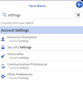 Security settings page showing “Change Password” and the button to turn on and off two-step verification.